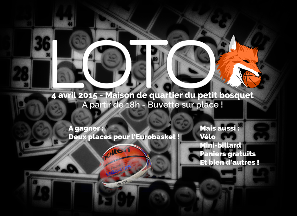 Rendez-vous le samedi 4 avril pour le loto annuel !